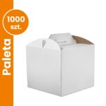 Białe pudełka na tort 1000 sztuk paleta