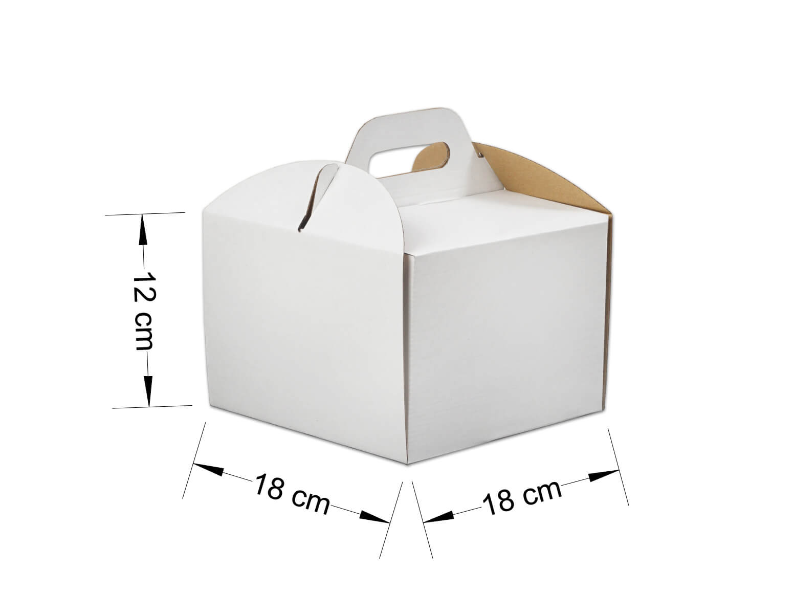 Pudełko z rączką 18x18x12 cm