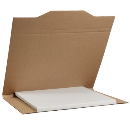 Białe pudełko wzmocnione na płyty analogowe 330x330x15 mm 12"