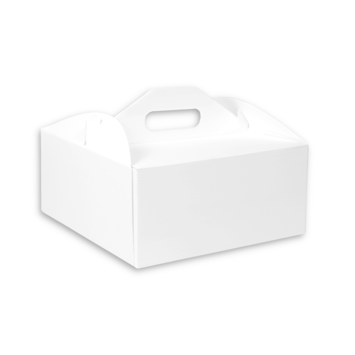 Karton na tort 300x300x150 mm Obustronnie bielony