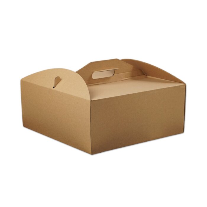 Naturalne pudełko na słodkie podarki 300x300x150 mm