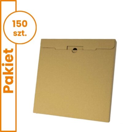 Brązowe pudełko na płyty analogowe 330x330x15